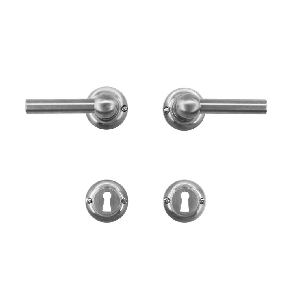 HDD Pro DEURKRUK PRO PETRA NM L+L INOX LOOK - Deurbeslag-expert