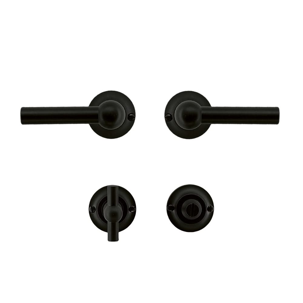 HDD Pro DEURKRUK PRO PETRA NM L+L ZWART - Deurbeslag-expert