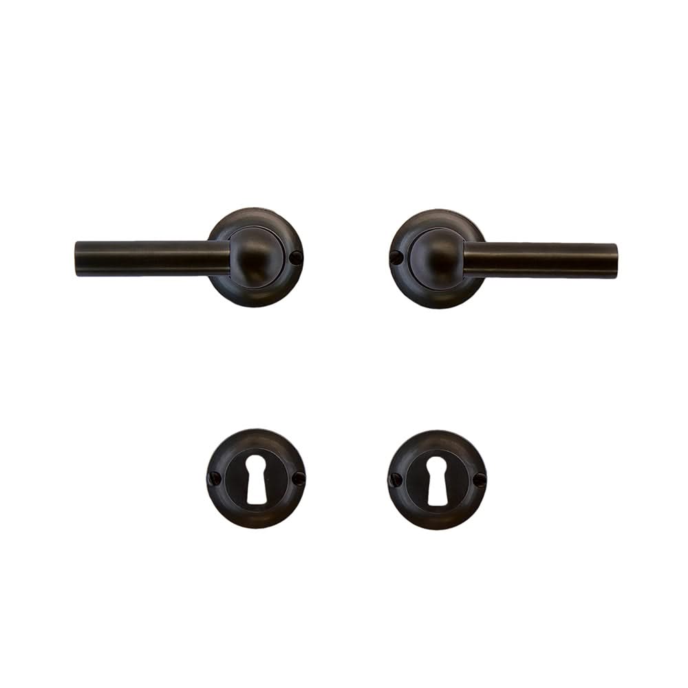 HDD Pro DEURKRUK PRO PETRA NM L+L CARBON BLACK - Deurbeslag-expert