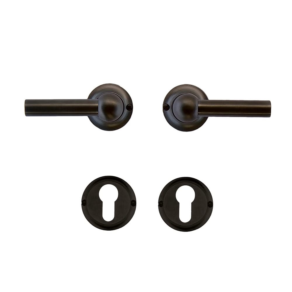 HDD Pro DEURKRUK PRO PETRA NM L+L CARBON BLACK - Deurbeslag-expert