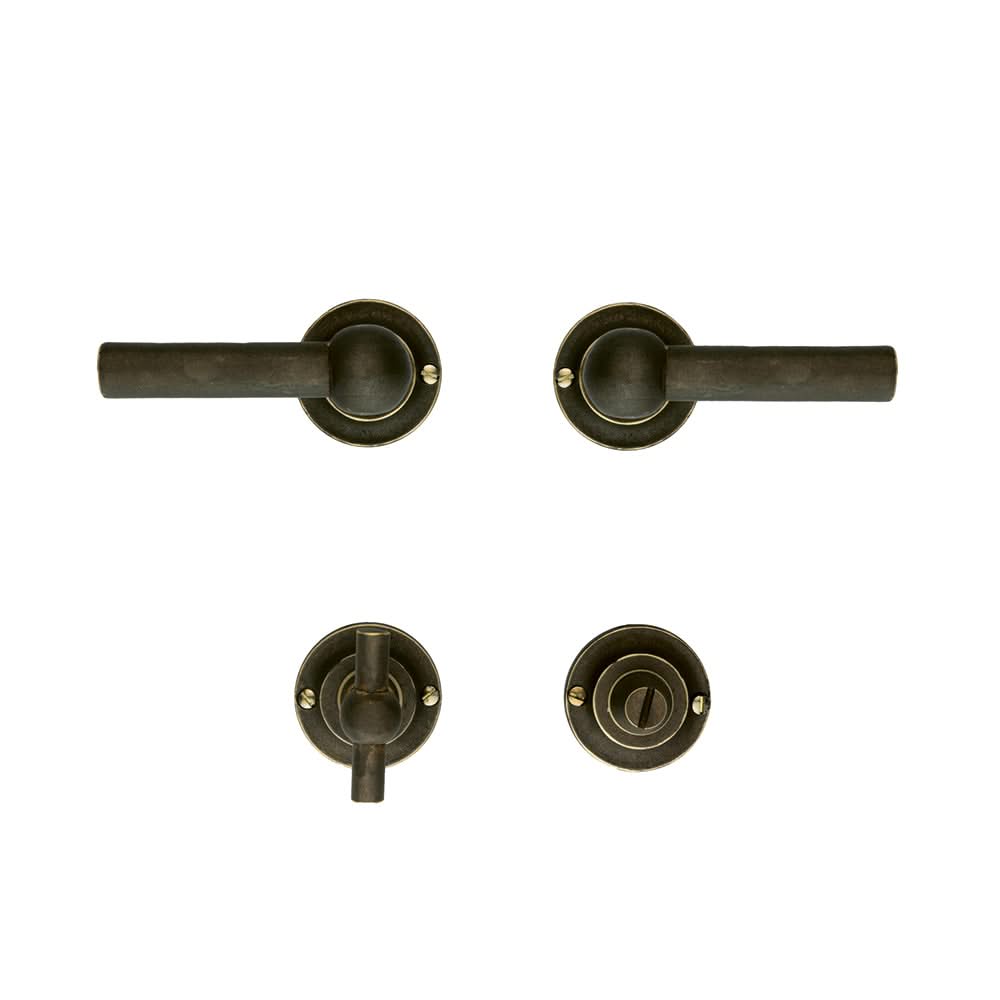 HDD Pro DEURKRUK PRO PETRA NM L+L OLD BRASS - Deurbeslag-expert