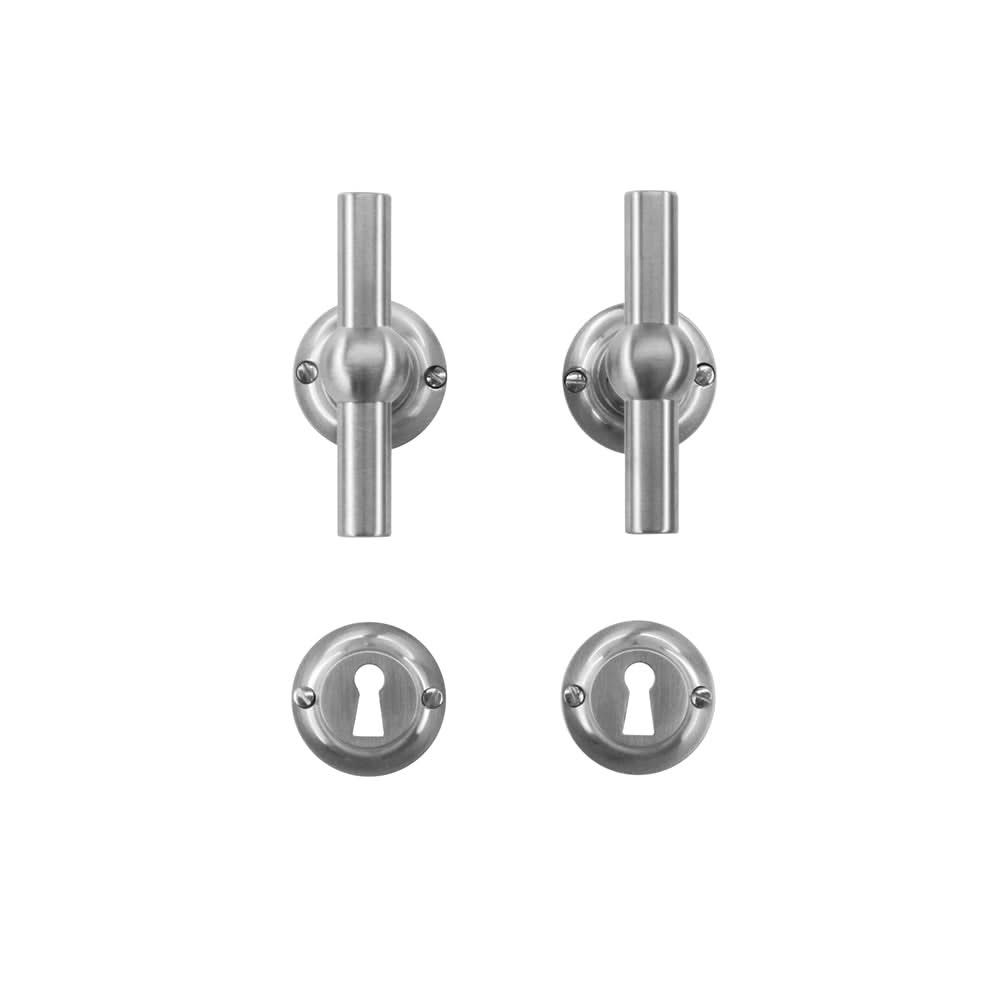 HDD Pro DEURKRUK PRO PETRA NM T+T INOX LOOK - Deurbeslag-expert