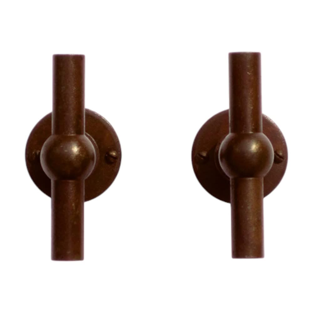 HDD Pro DEURKRUK PRO PETRA NM T+T ROEST ROND - Deurbeslag-expert