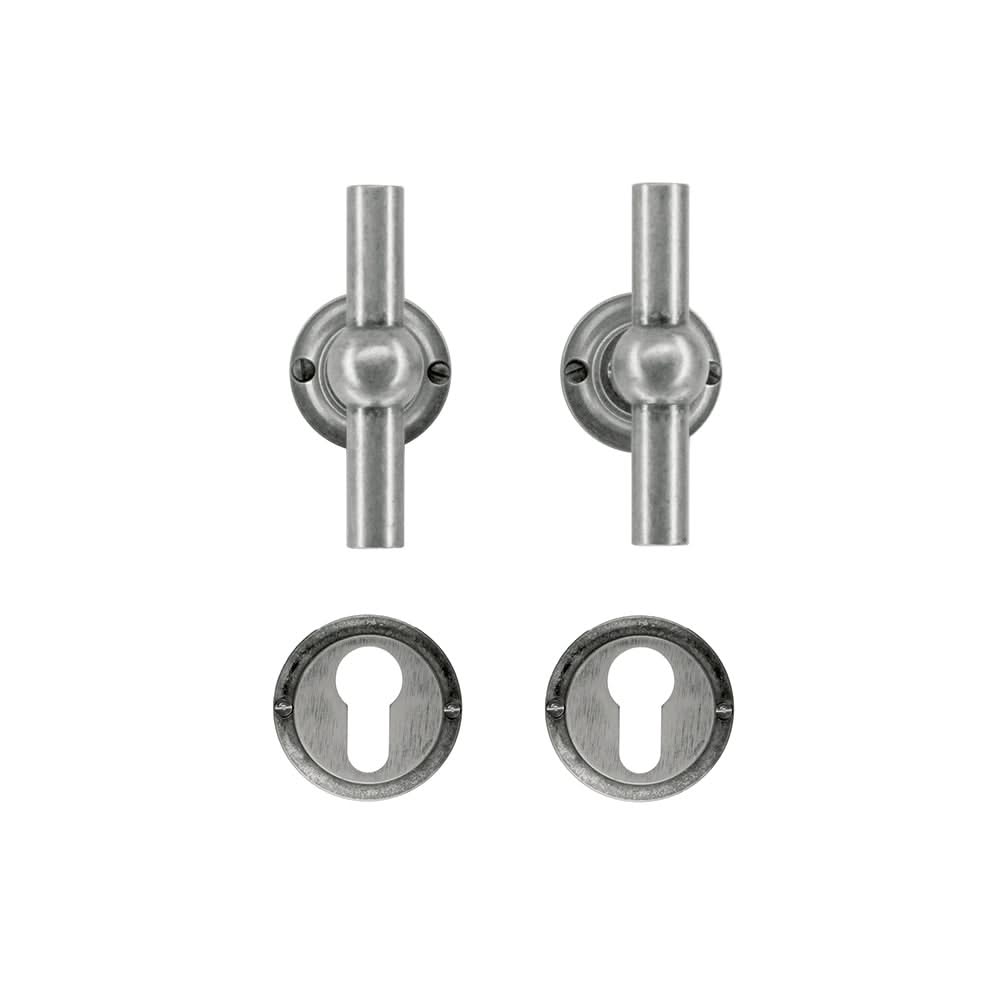 HDD Pro DEURKRUK PRO PETRA NM T+T OLD SILVER - Deurbeslag-expert