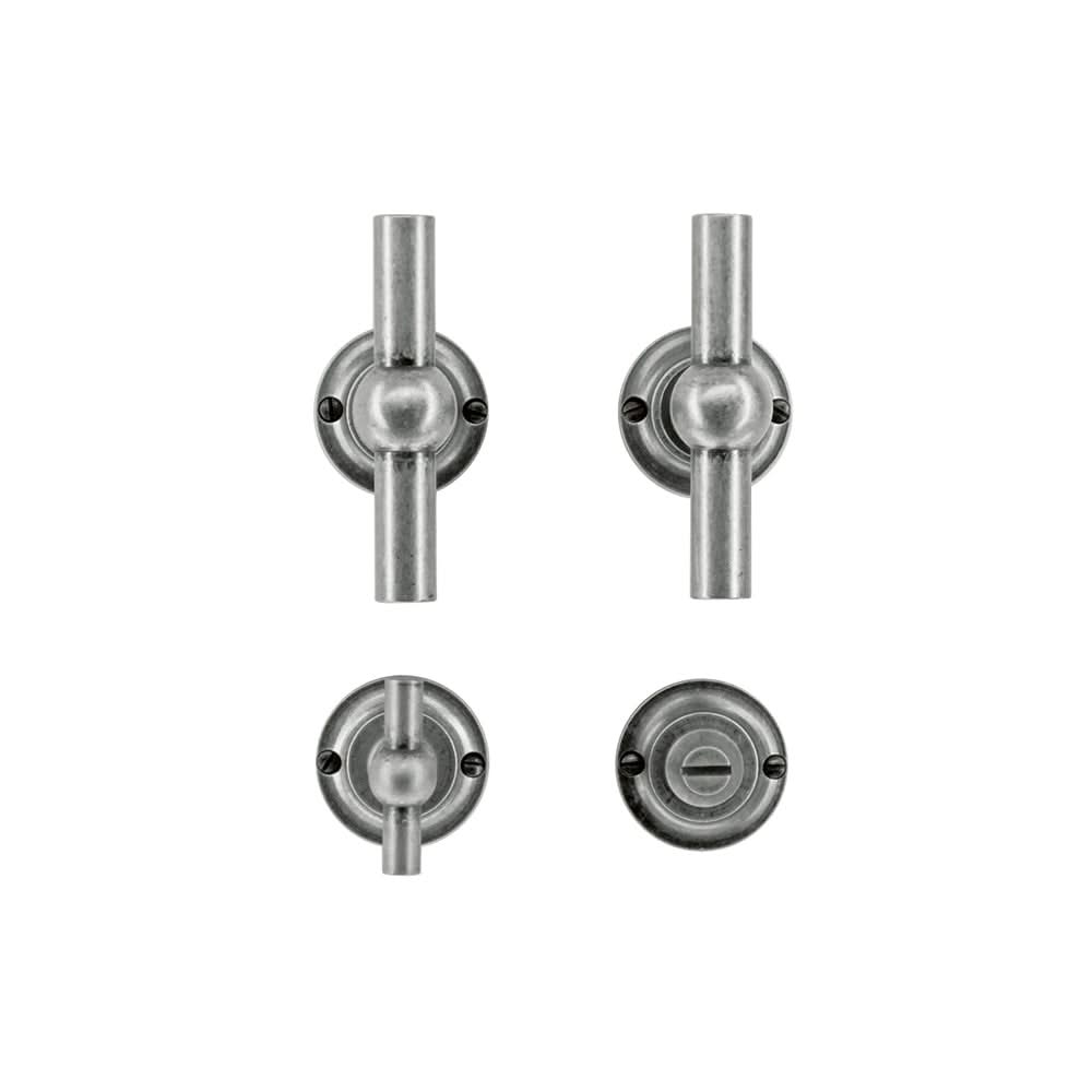 HDD Pro DEURKRUK PRO PETRA NM T+T OLD SILVER - Deurbeslag-expert