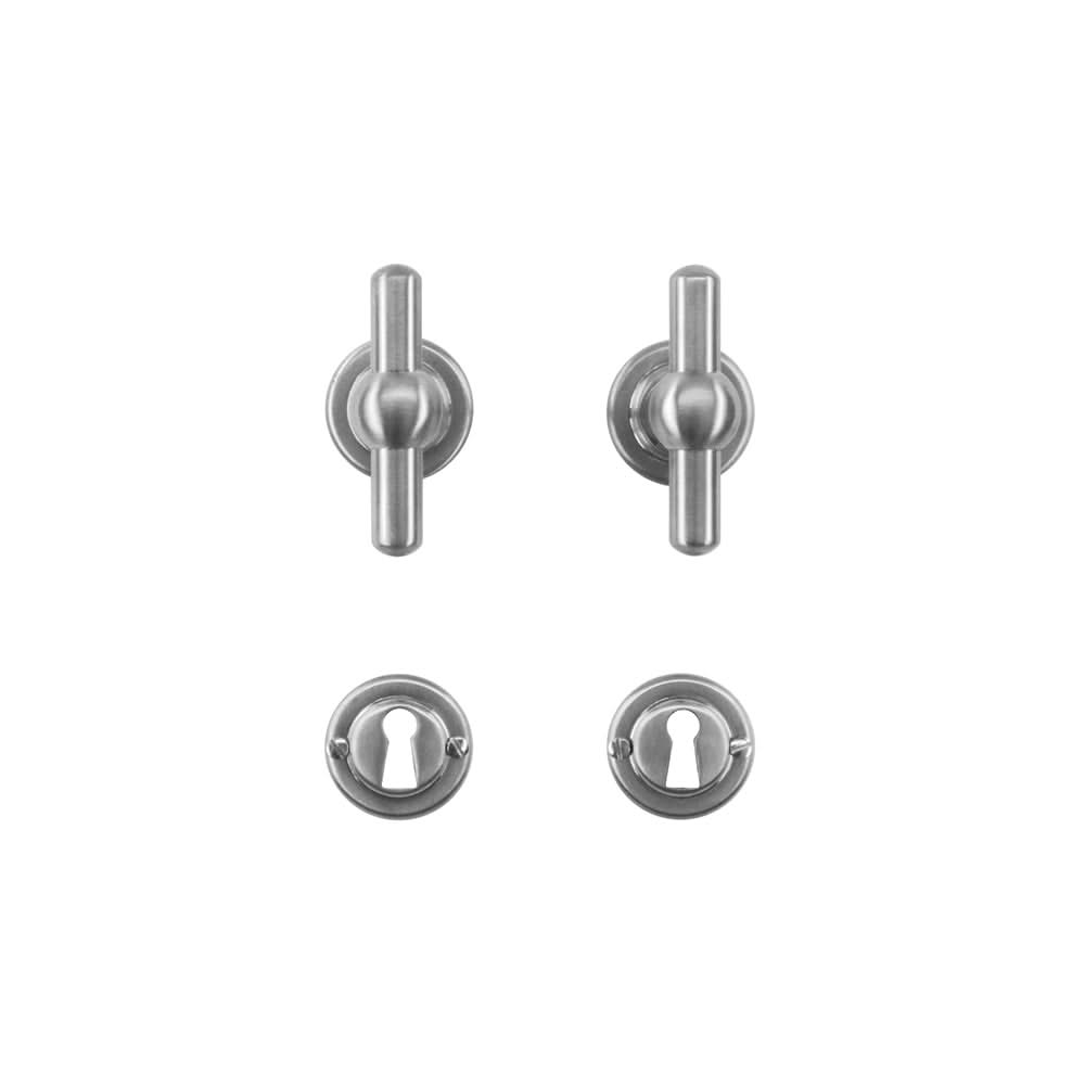 HDD Pro DEURKRUK PRO PETRA OM T+T INOX LOOK - Deurbeslag-expert