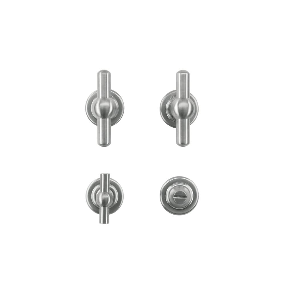 HDD Pro DEURKRUK PRO PETRA OM T+T INOX LOOK - Deurbeslag-expert