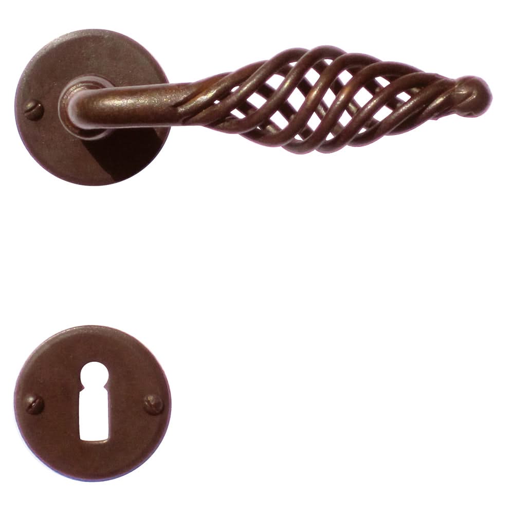 HDD Pro DEURKRUK PRO SPIRALUS ROEST ROND - Deurbeslag-expert