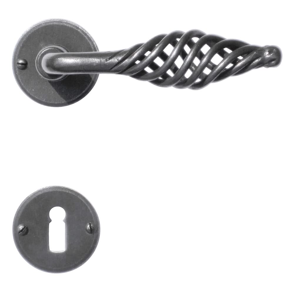 HDD Pro DEURKRUK PRO SPIRALUS IJZER ROND - Deurbeslag-expert