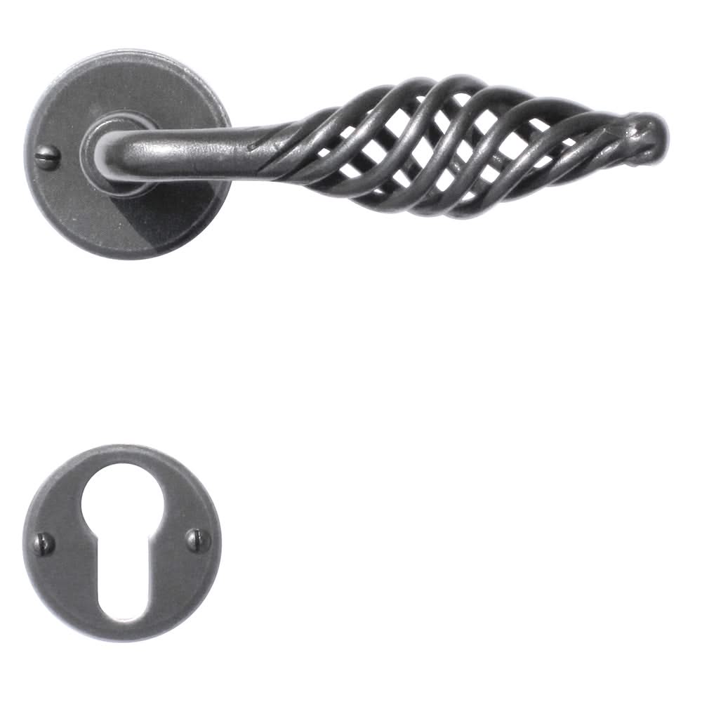 HDD Pro DEURKRUK PRO SPIRALUS IJZER ROND - Deurbeslag-expert