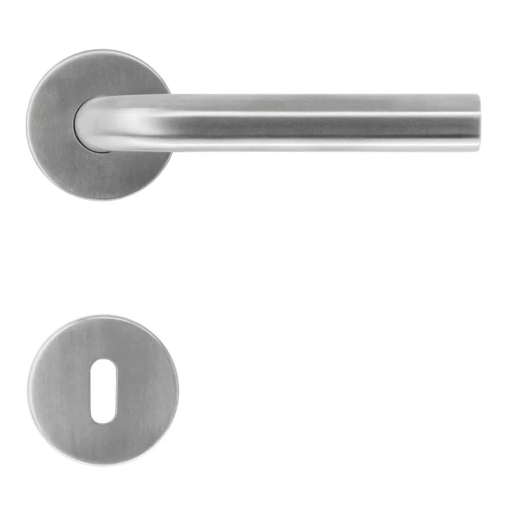 HDD Pro DEURKRUK PRO ZERO L SHAPE 19MM INOX - Deurbeslag-expert