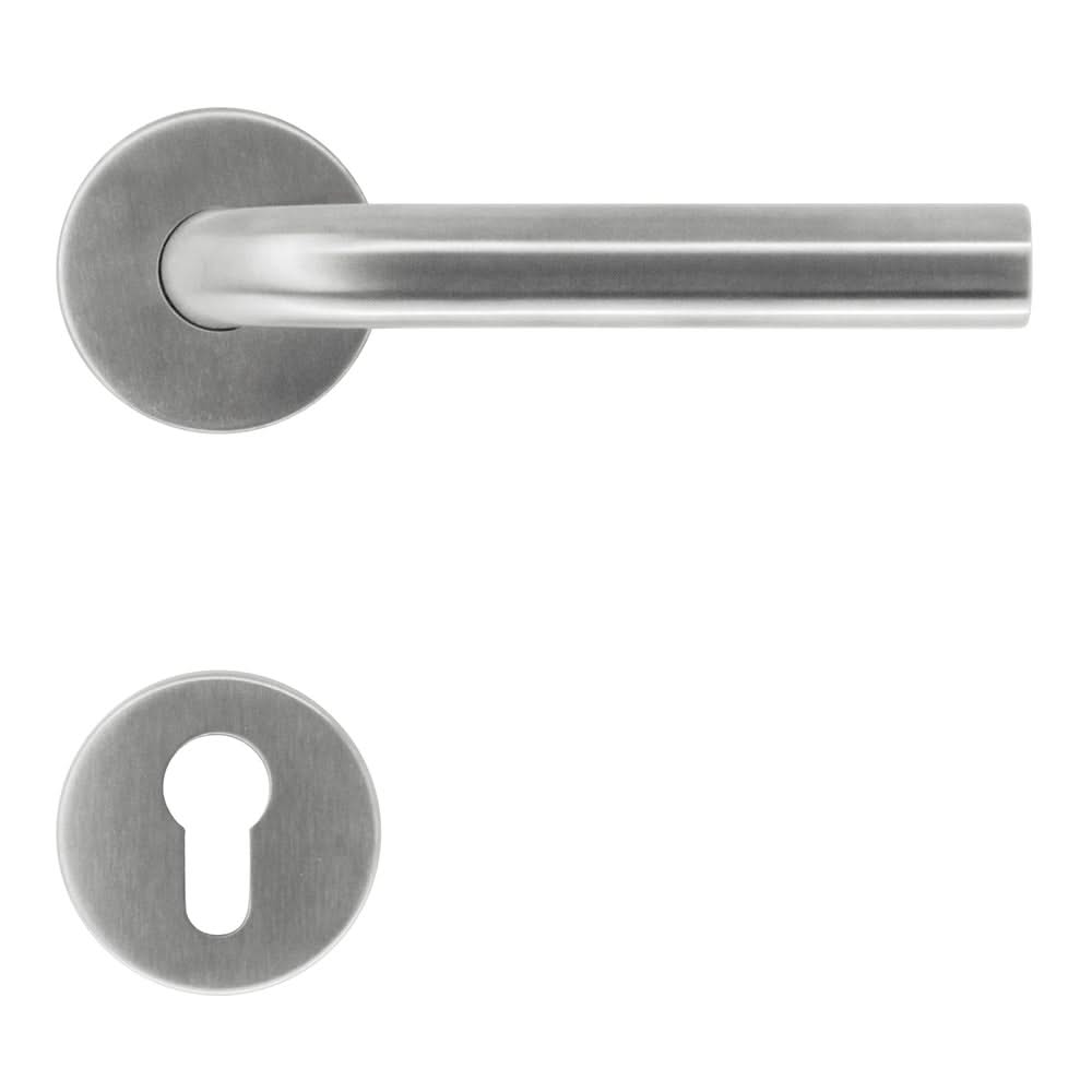 HDD Pro DEURKRUK PRO ZERO L SHAPE 19MM INOX - Deurbeslag-expert