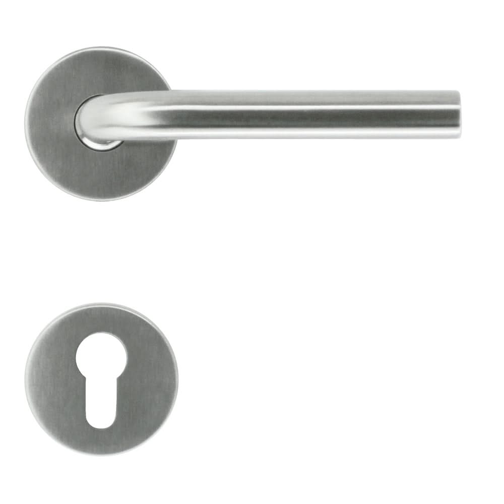 HDD Pro DEURKRUK PRO ZERO L SHAPE 16MM INOX - Deurbeslag-expert