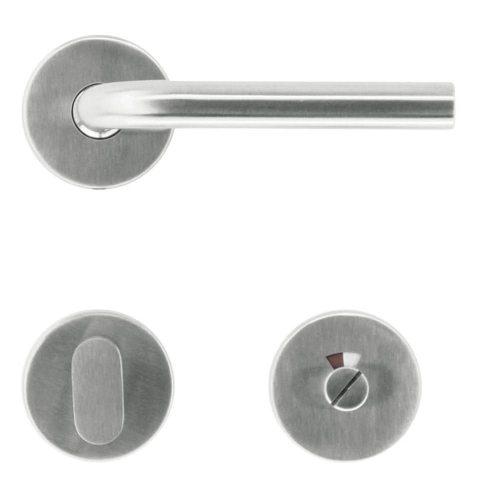 HDD Pro DEURKRUK PRO ZERO L SHAPE 16MM INOX - Deurbeslag-expert