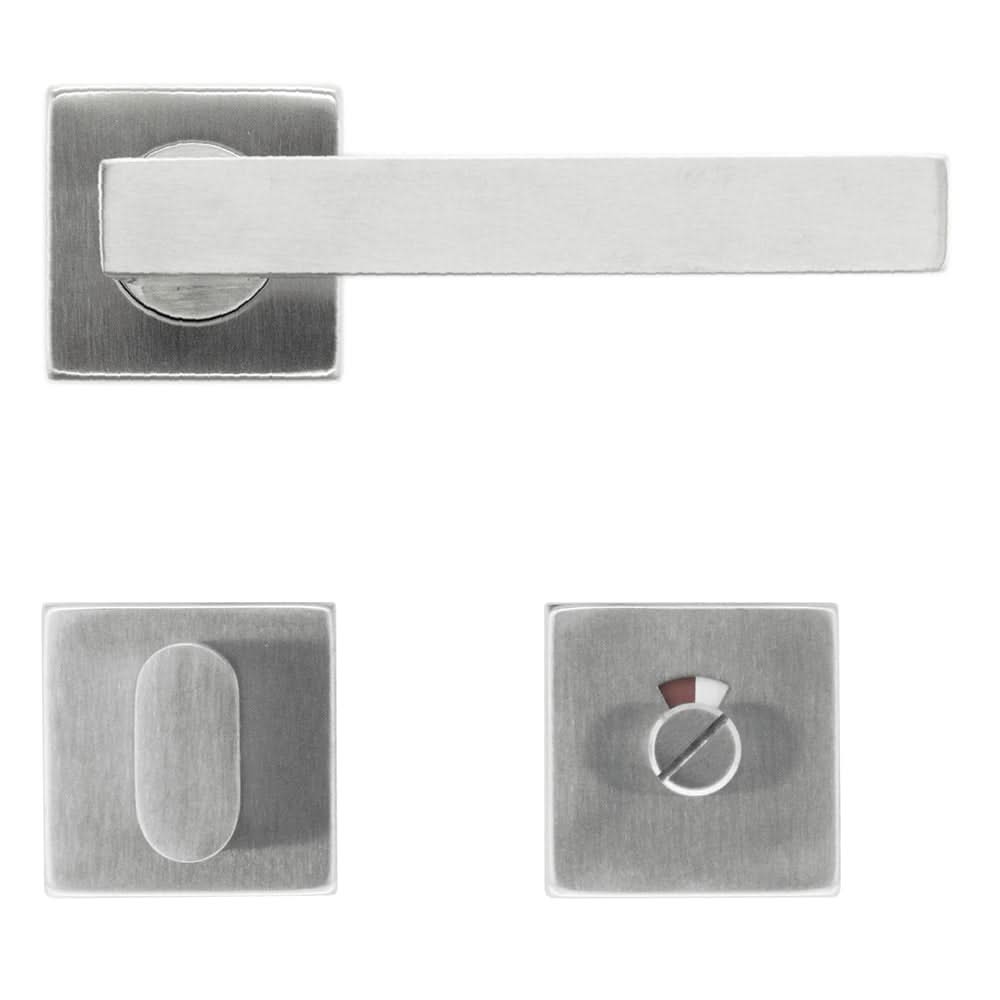 HDD Pro DEURKRUK PRO KUBIC SHAPE 19MM INOX PLUS - Deurbeslag-expert