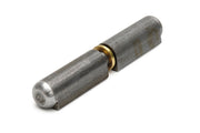 Dulimex DX aanlaspaumelle HPL-WR 50 x 8 mm blank staal met messing ring, vooraanzicht