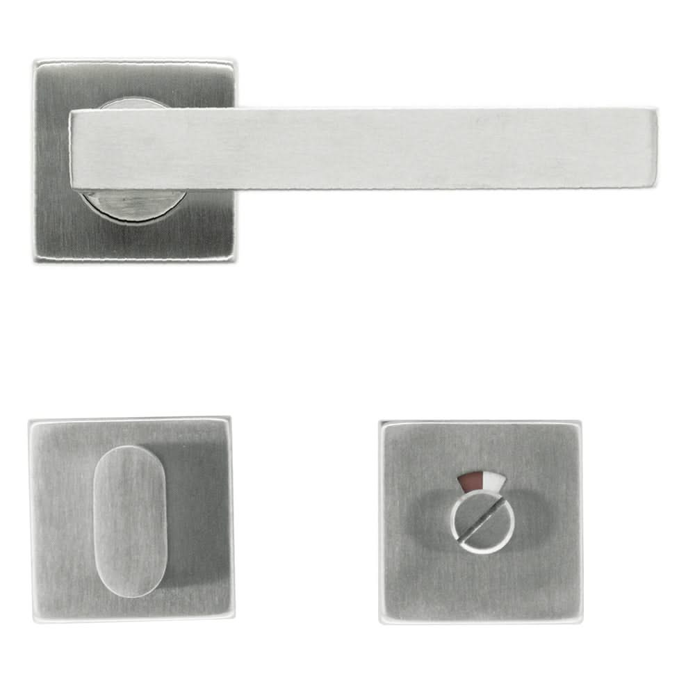 HDD Pro DEURKRUK PRO FLAT KUBIC SHAPE 19MM INOX PLUS - Deurbeslag-expert