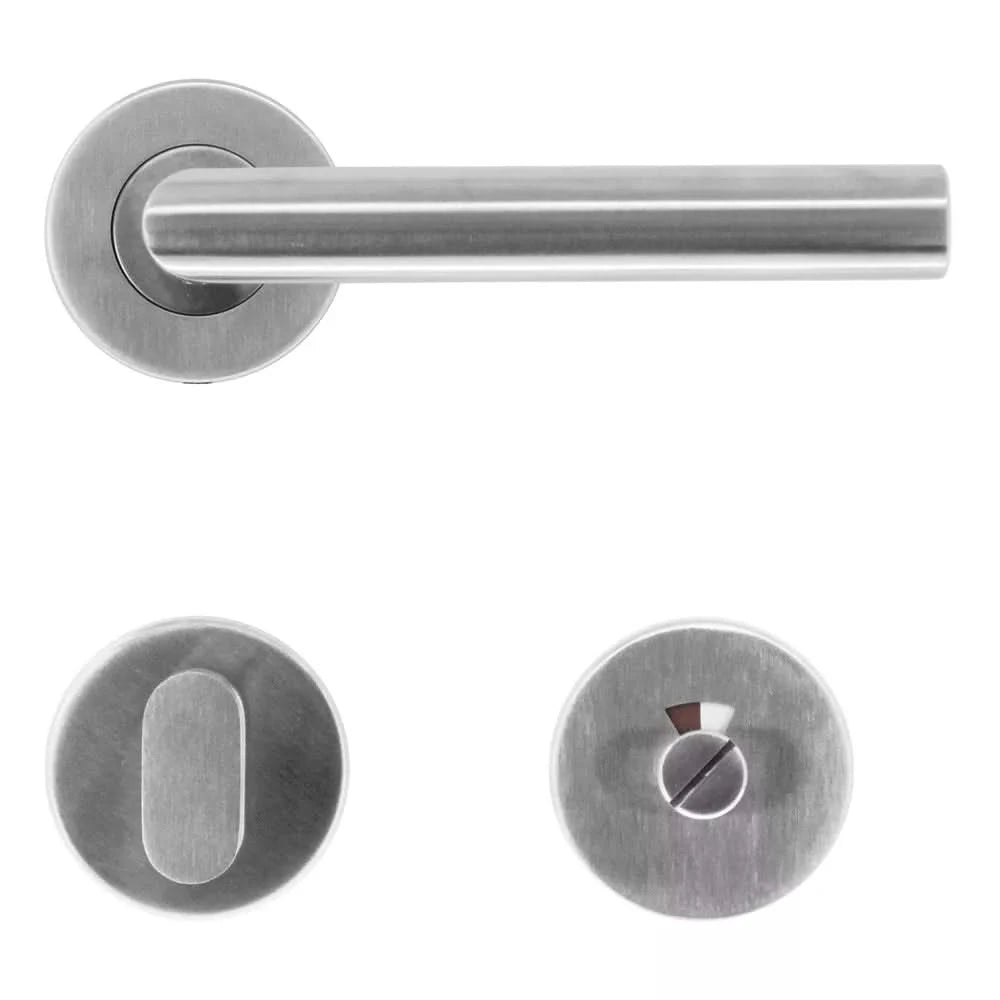 HDD Pro DEURKRUK PRO FLAT I SHAPE 19MM INOX PLUS - Deurbeslag-expert