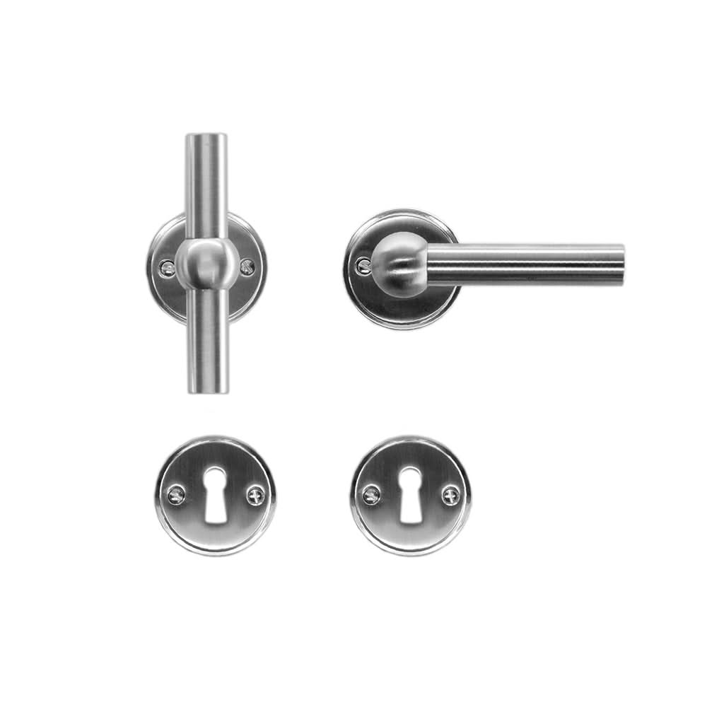 HDD Pro DEURKRUK PRO PETANA T+L INOX LOOK - Deurbeslag-expert