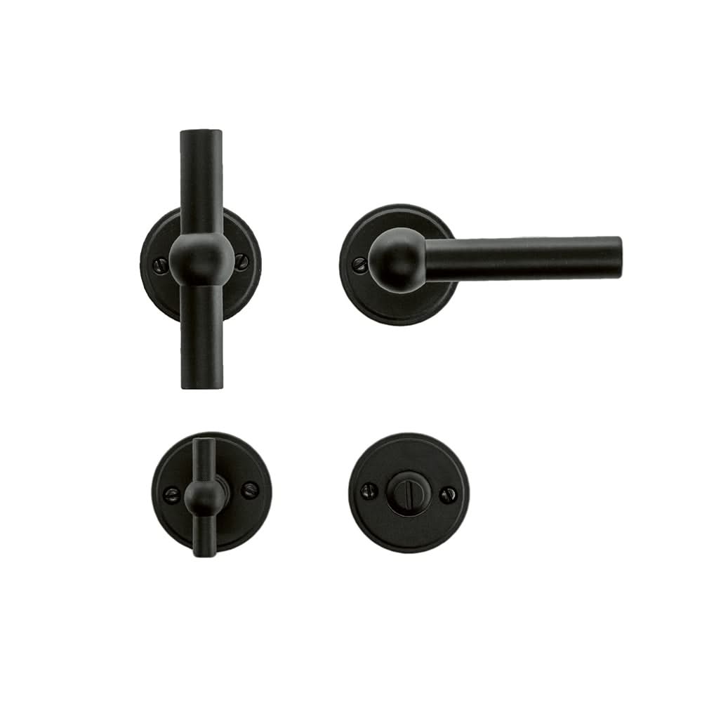 HDD Pro DEURKRUK PRO PETANA T+L ZWART - Deurbeslag-expert