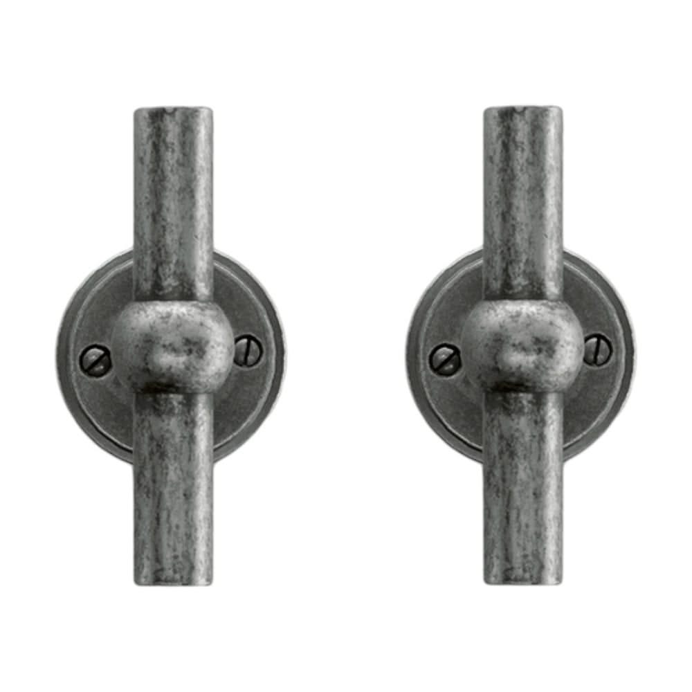 HDD Pro DEURKRUK PRO PETANA T+T OLD SILVER - Deurbeslag-expert