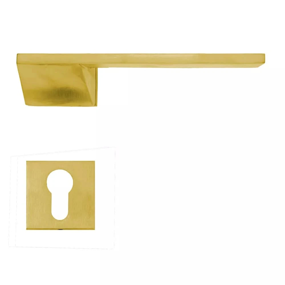 HDD Pro DEURKRUK PRO SELIZ Messing Gelakt - Deurbeslag-expert