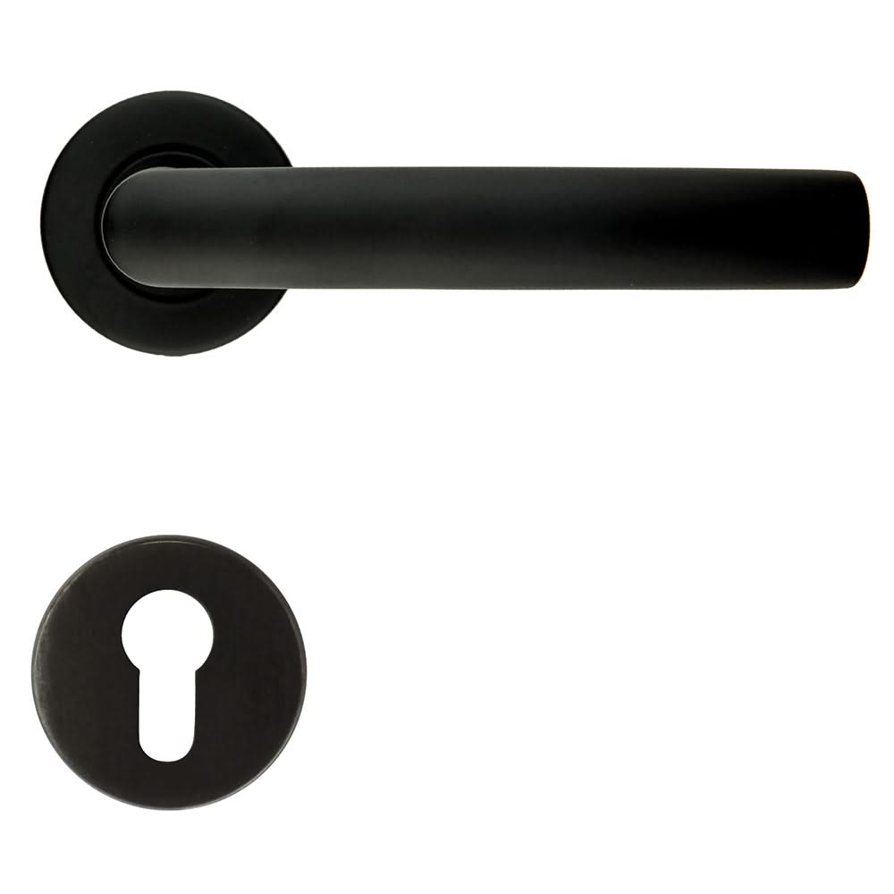 HDD Pro DEURKRUK PRO OVAL C SHAPE ZWART - Deurbeslag-expert