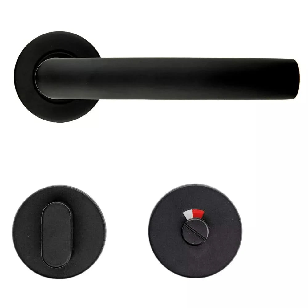 HDD Pro DEURKRUK PRO OVAL C SHAPE ZWART - Deurbeslag-expert