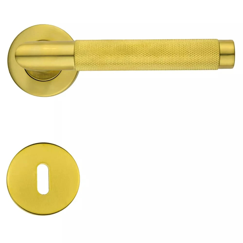 HDD Pro DEURKRUK PRO HASHTAG Messing Gelakt - Deurbeslag-expert