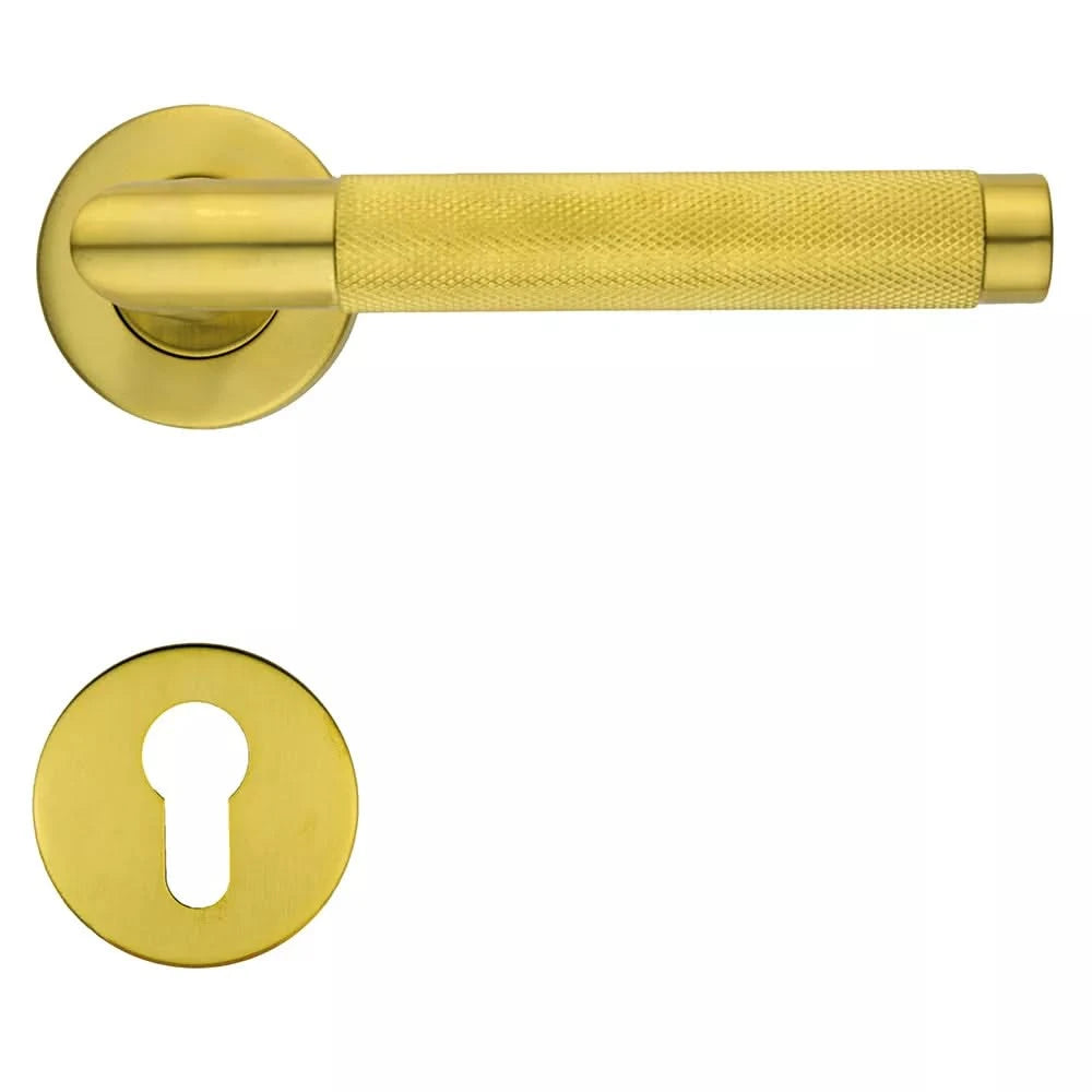 HDD Pro DEURKRUK PRO HASHTAG Messing Gelakt - Deurbeslag-expert