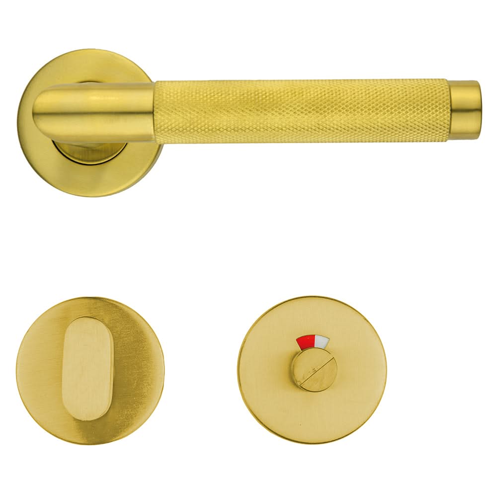 HDD Pro DEURKRUK PRO HASHTAG Messing Gelakt - Deurbeslag-expert