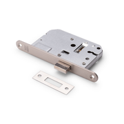 Kastslot klavier ronde voorplaat RVS 0160.283.5005