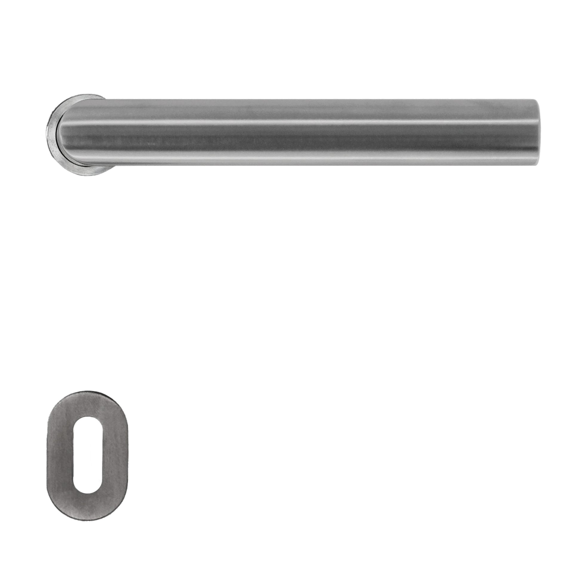 HDD Pro Deurkruk Minimal I Shape 19mm Inox Plus - met sleutelrozetten