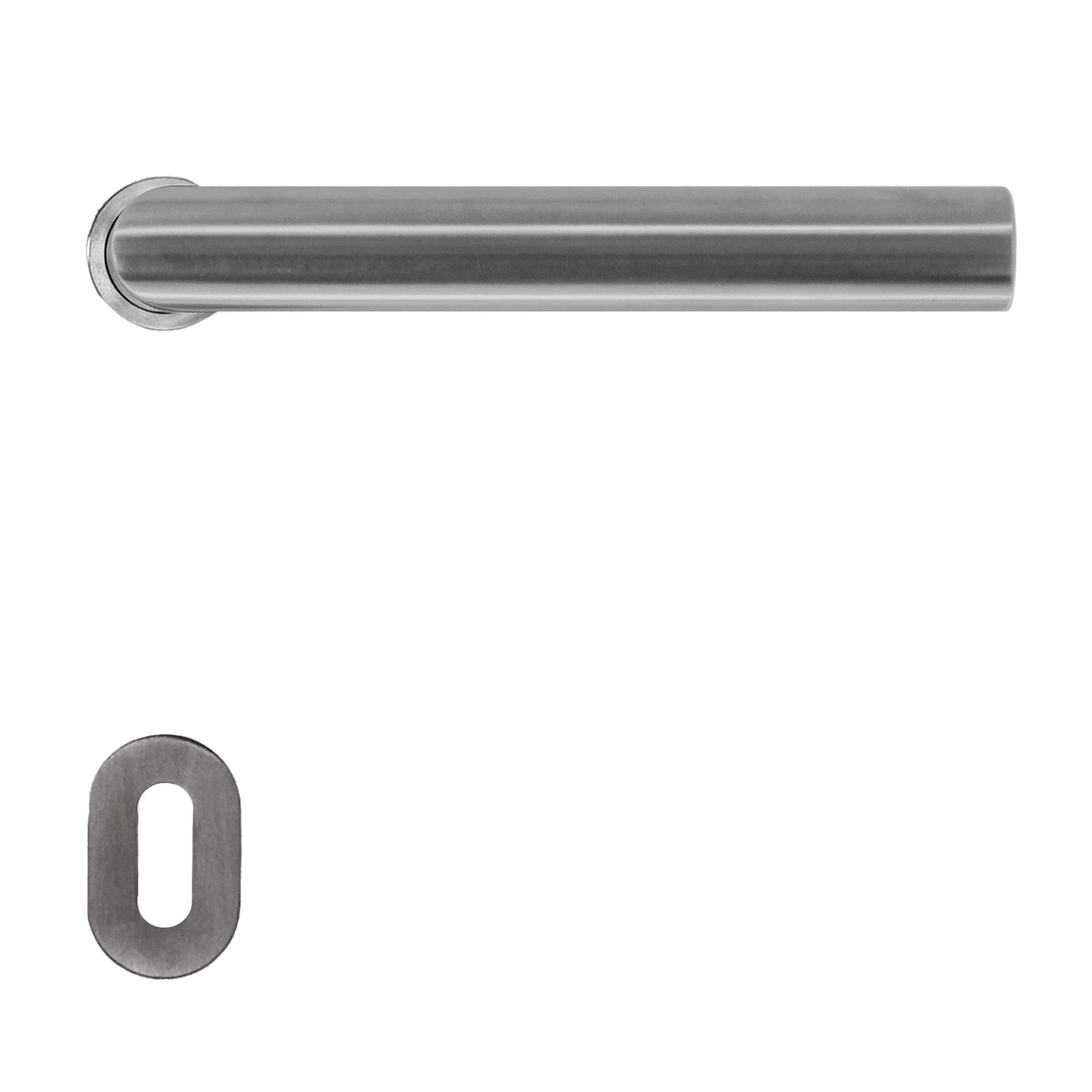 HDD Pro Deurkruk Minimal I Shape 19mm Inox Plus - met sleutelrozetten