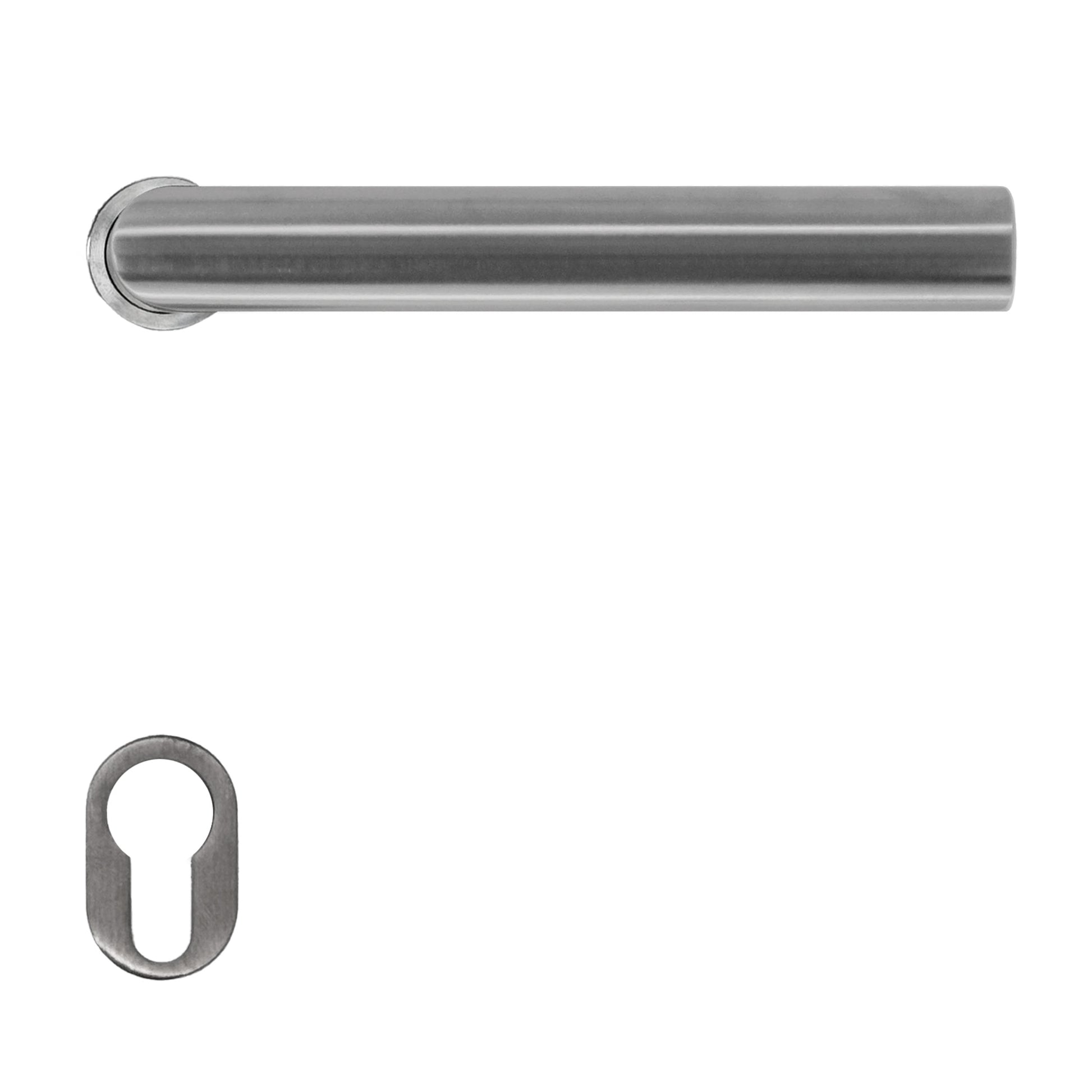 HDD Pro Deurkruk Minimal I Shape 19mm Inox Plus - met cilinderrozetten