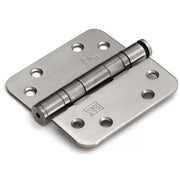 Dulimex Kogellagerscharnier ronde hoeken 89x89 mm RVS Platkop - Deurbeslag-expert