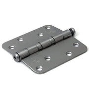 Dulimex Kogellagerscharnier ronde hoeken 89x89 mm RVS geborsteld - Deurbeslag-expert