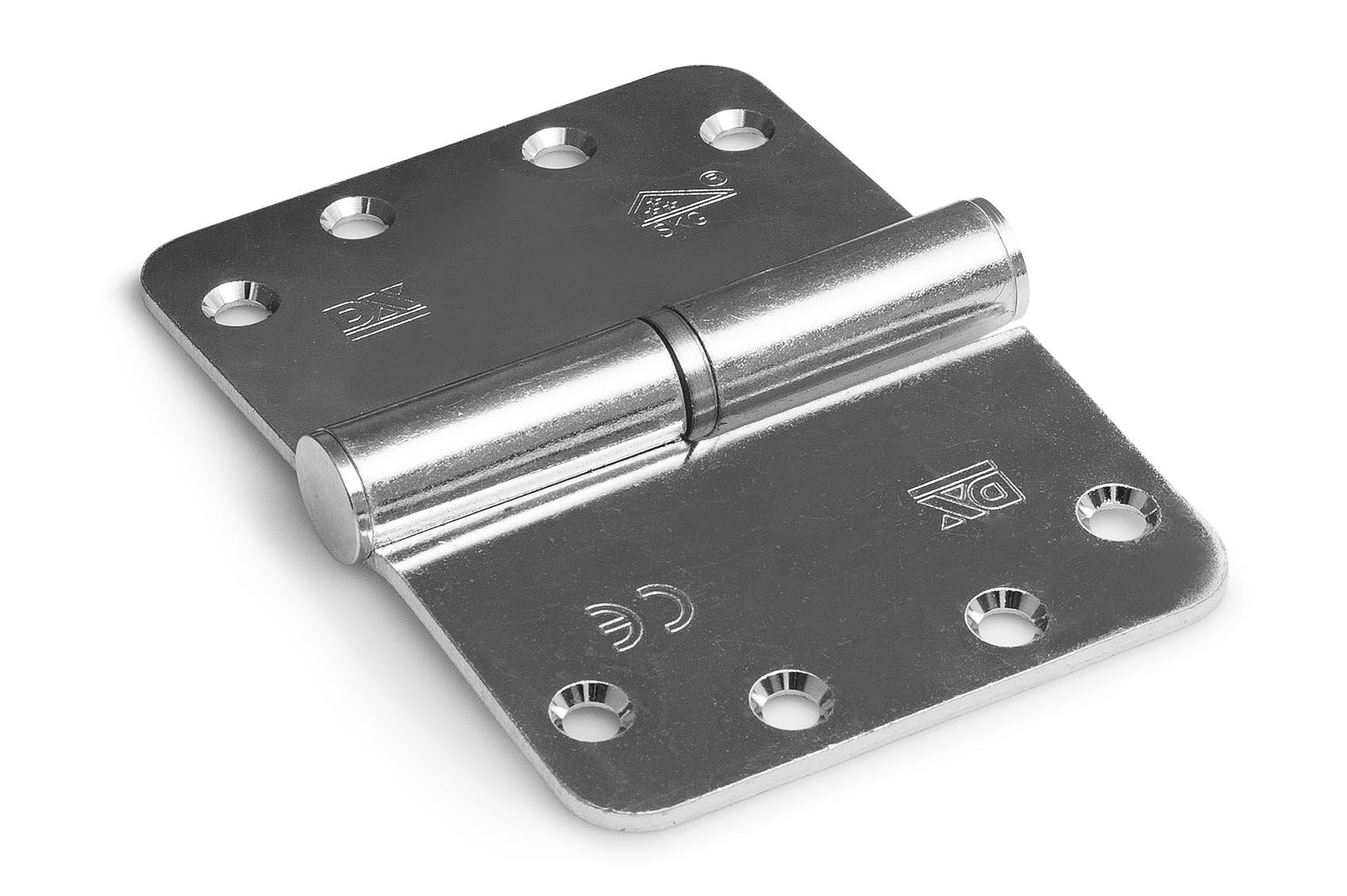 DX Kogelstiftpaumelle Ronde Hoeken 89x125 mm SKG*** Verzinkt Rechts