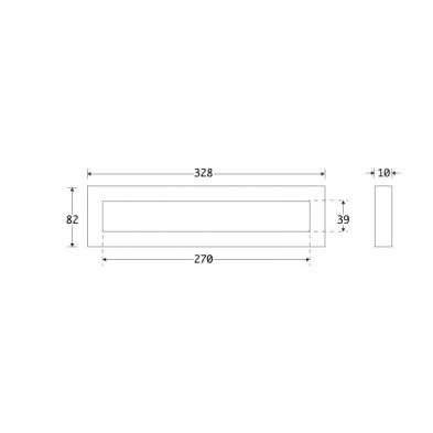 Artitec Brievenbus Briefplaat Zaandam ijzer zwart
