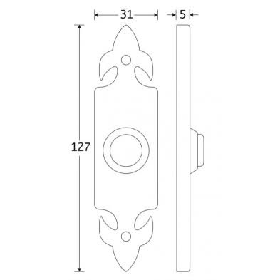 Artitec Mi Satori Beldrukker Lelie ijzer zwart