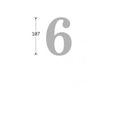 Artitec Mi Satori Huisnummer Oxford 6 ijzer zwart