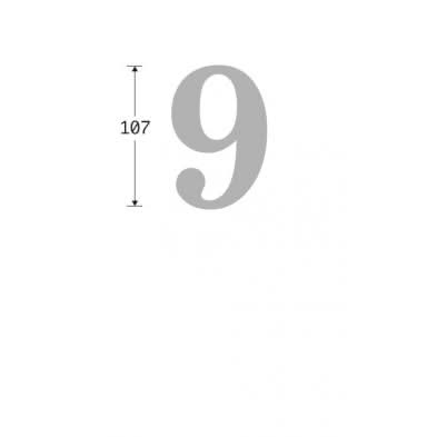 Artitec Mi Satori Huisnummer Oxford 9 ijzer zwart