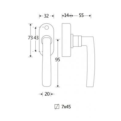 Artitec Mi Satori Draaikiepgarnituur Berlin ijzer zwart