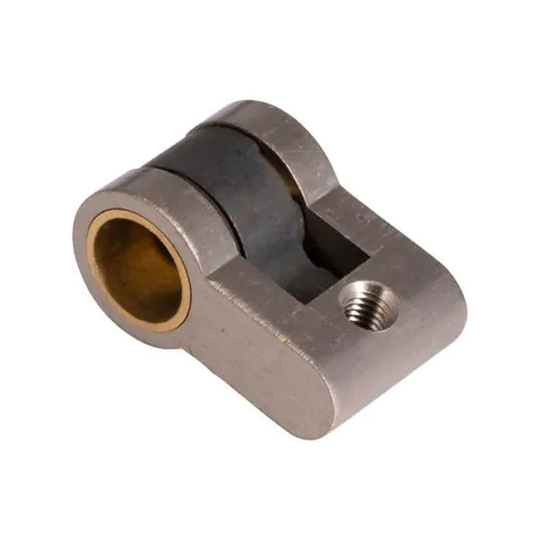 PC/WC-adapter inzetstuk 8 mm, staal vernikkeld, vooraanzicht