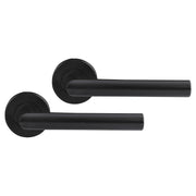 Differnz | Amsterdam deurkruk | rond rozet | zwart