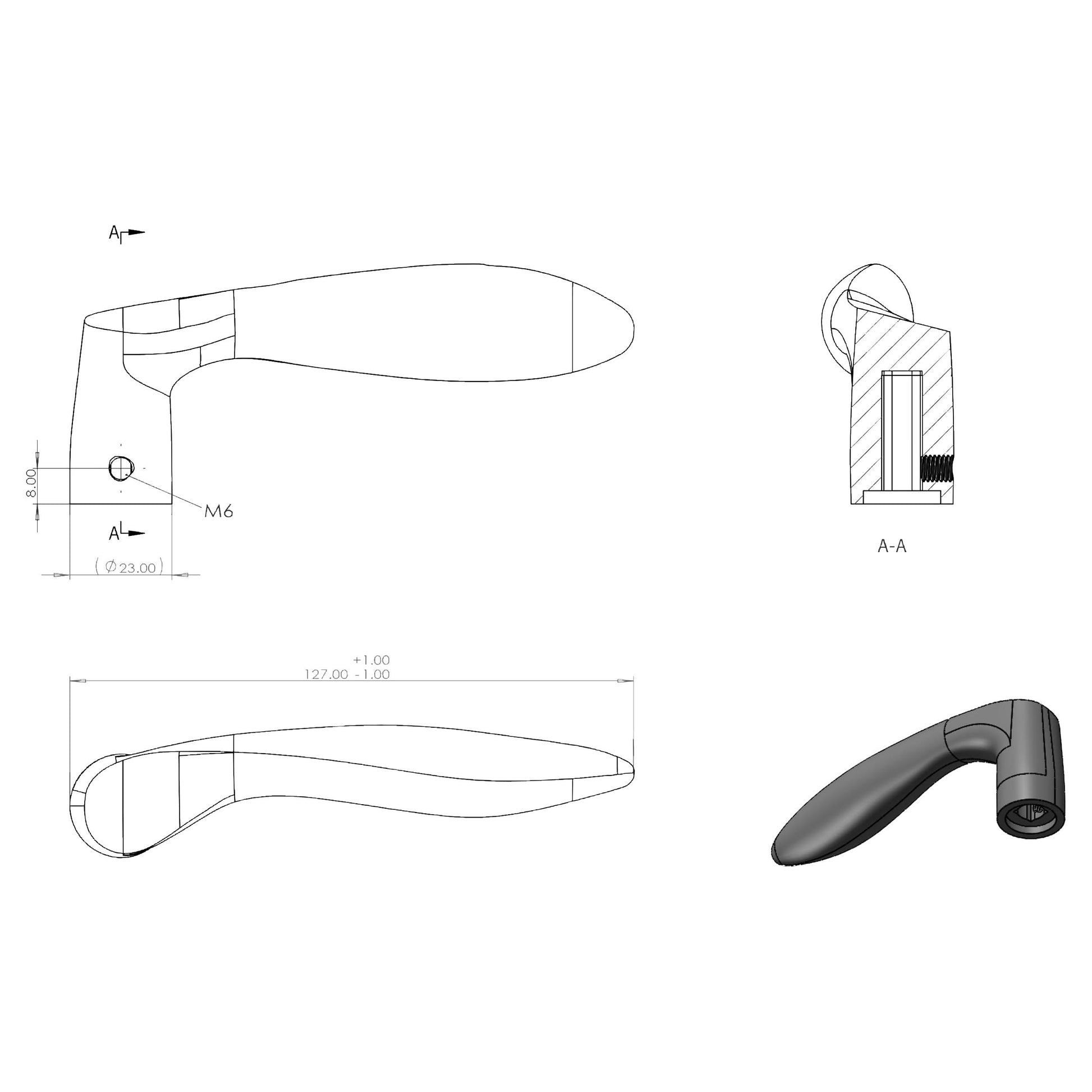 Differnz | Groningen deurkruk | ovaal schild | WC 63mm | brons - Deurbeslag-expert