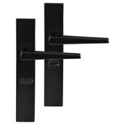 Differnz | Rotterdam deurkruk | vierkant schild | WC 63 mm | zwart