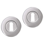 Differnz | Rozet met Sleutelgat | Mat Chroom | Rond | 53mm