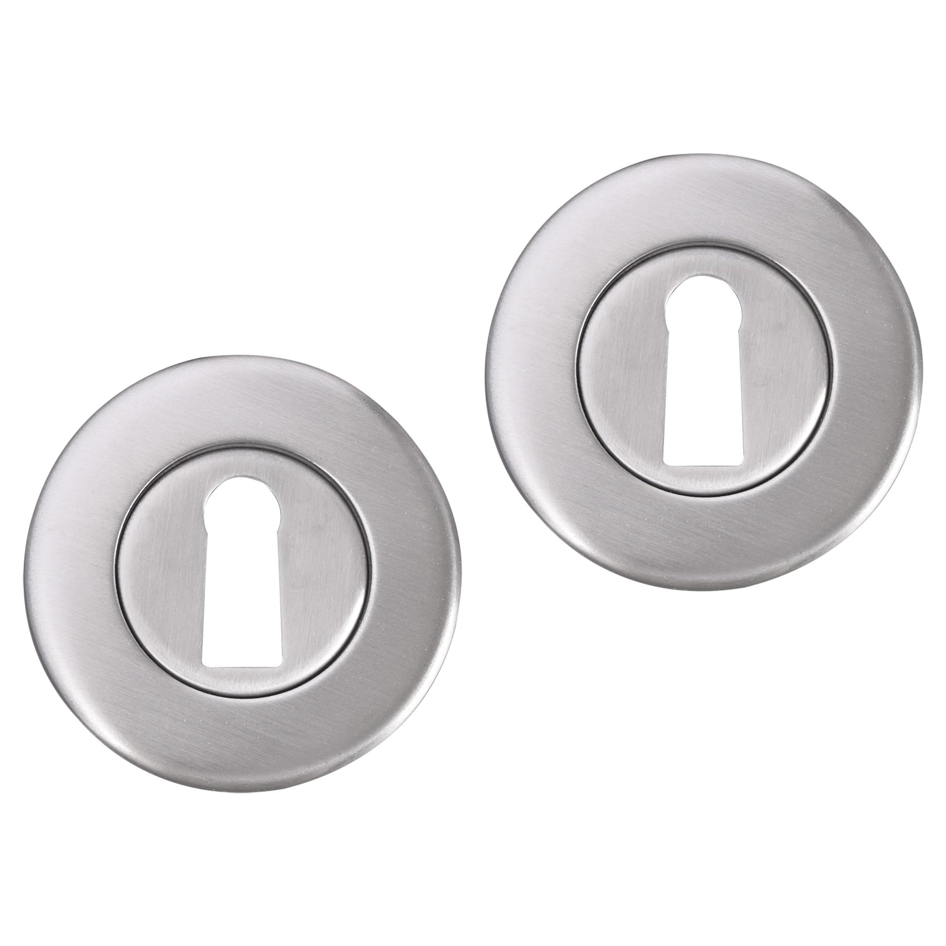 Differnz | Rozet met Sleutelgat | Mat Chroom | Rond | 53mm