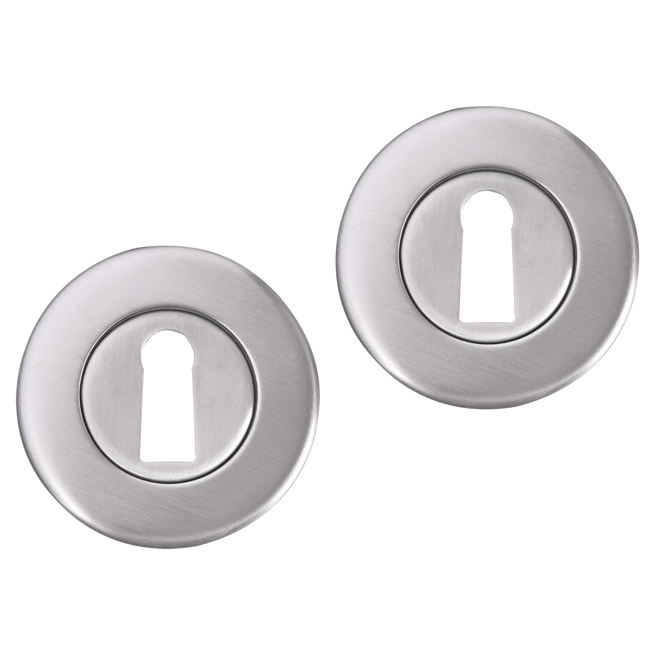 Differnz | Rozet met Sleutelgat | Mat Chroom | Rond | 53mm